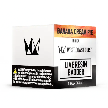 Banana Cream Pie - Live Resin Badder 1.00 g