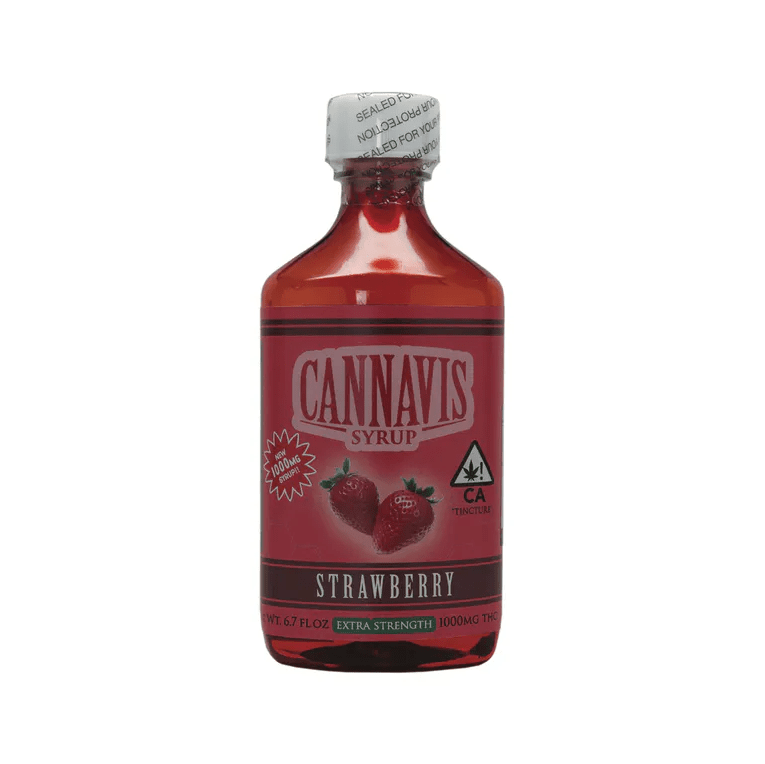 Cannavis: Infused Syrup - Strawberry, 1000mg