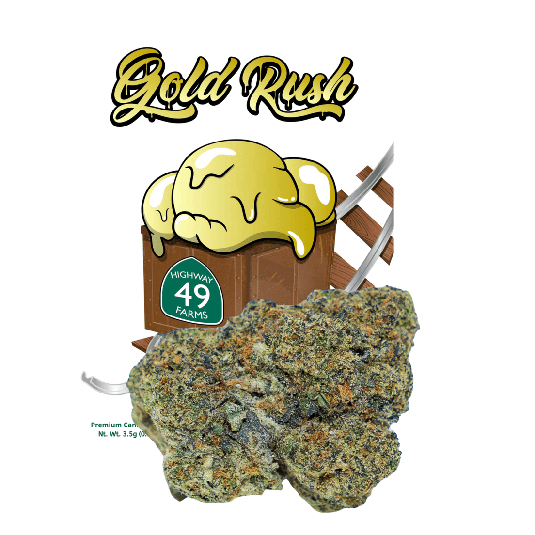 HWY 49 Farms 3.5g - Gold Rush 33%