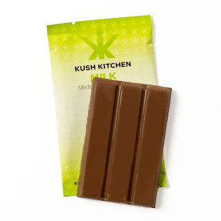 200mg Milk Chocolate Bar by Kush Kitchen