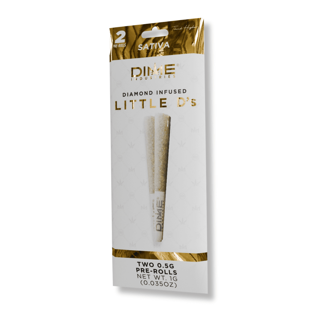 Dime | Infused Prerolls | 2 x .5g | Diamonds | Shake Shack