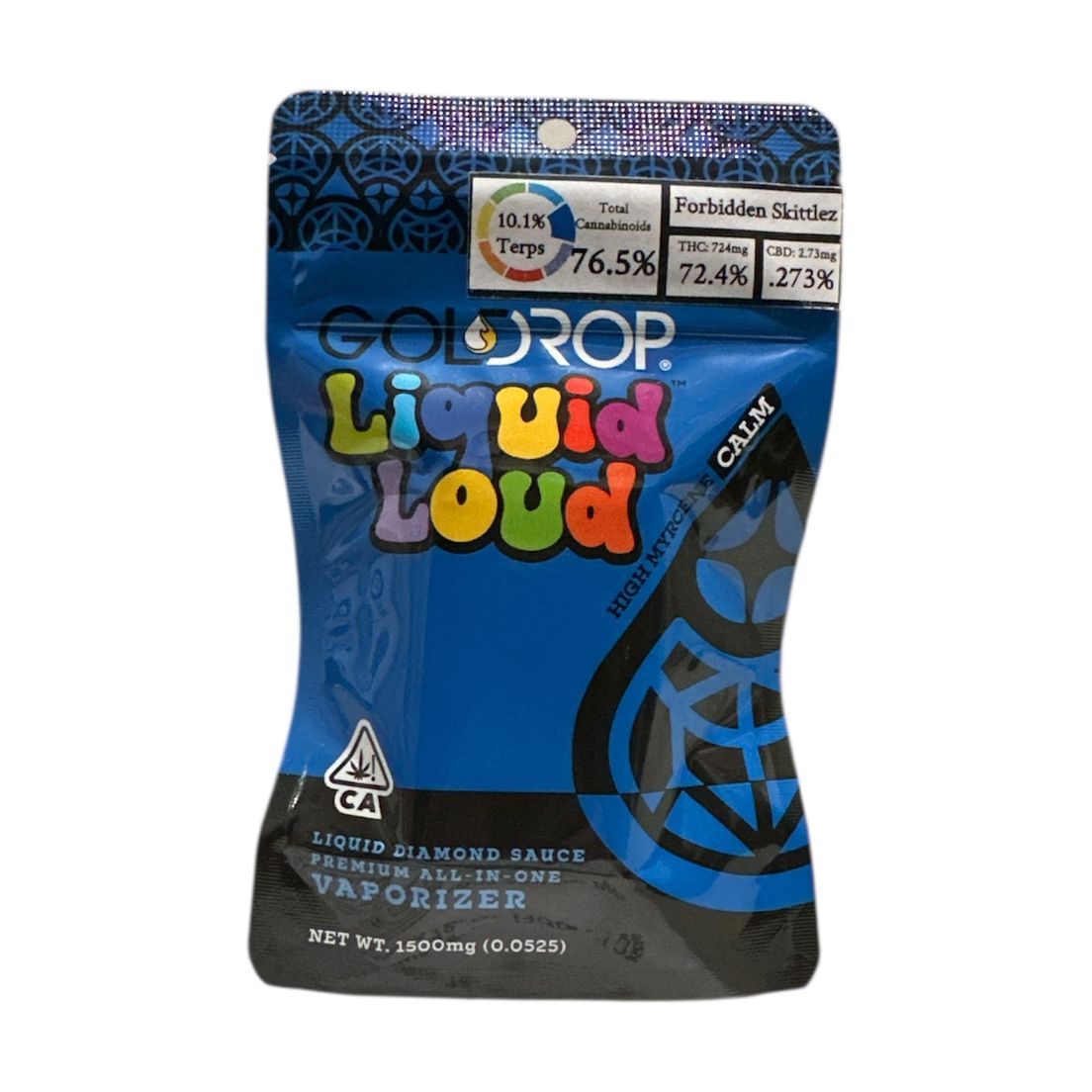 Gold Drop - Forbidden Skittlez Liquid Loud Disposable Vape 1.5g