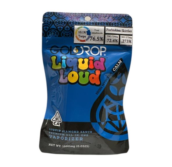 Gold Drop - Forbidden Skittlez Liquid Loud Disposable Vape 1.5g