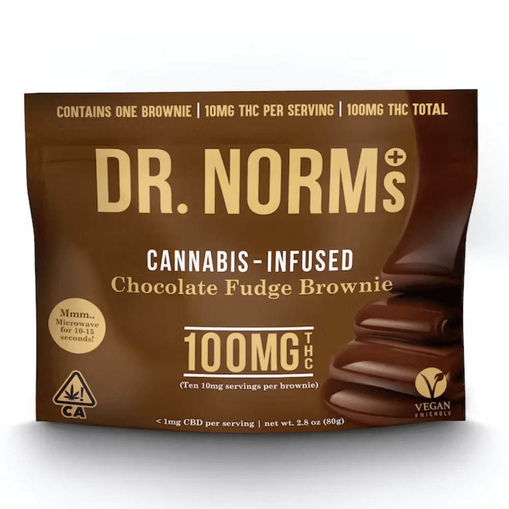 Chocolate Fudge Brownie 100mg Vegan