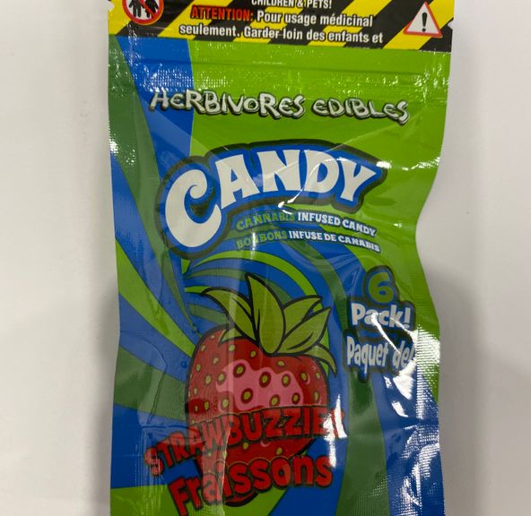 Herbivores Edibles Candy Strawberry 6pk