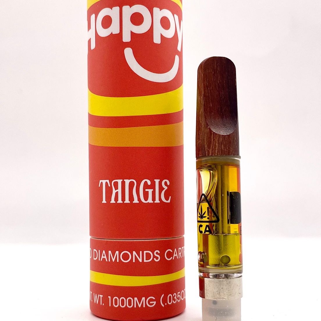 PRE-ORDER ONLY 1g Tangie (Sativa) Liquid Diamonds Cartridge - Happy