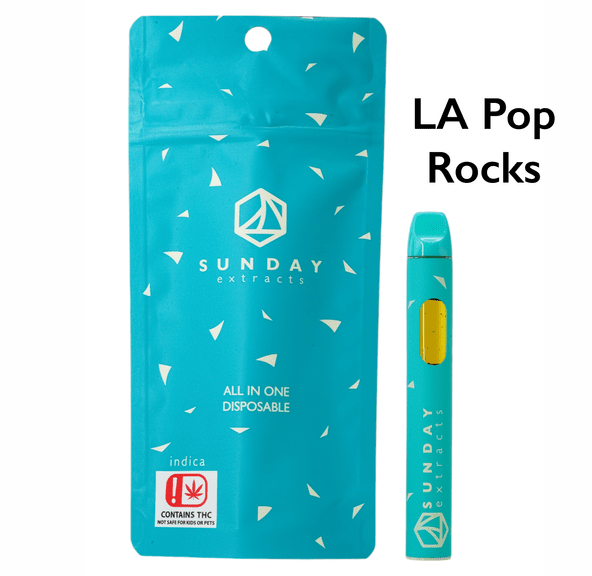 SUNDAY EXTRACTS LA POP ROCKS DISPOSABLE 2G