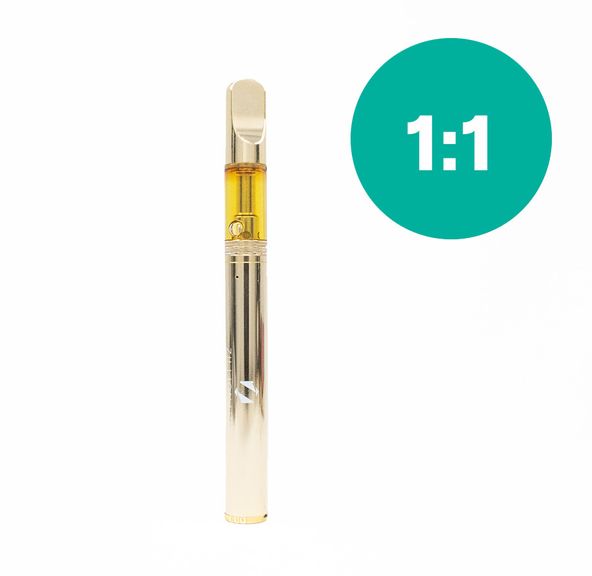 1.1G Zillionaire Disposable Vape - 1:1 CBD:THC Tangy Orange