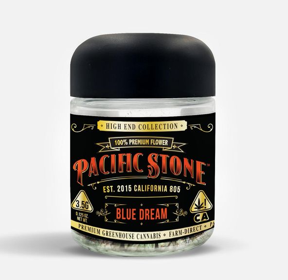 Pacific Stone High End Flower 3.5g Jar Sativa Fruit Bubblegum