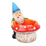 AGSM Smoking Gnome Mushroom Ashtray - 3.5"