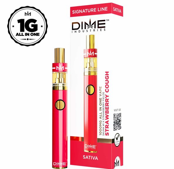 Dime Industries - Strawberry Cough 1000mg All in One Device 1g