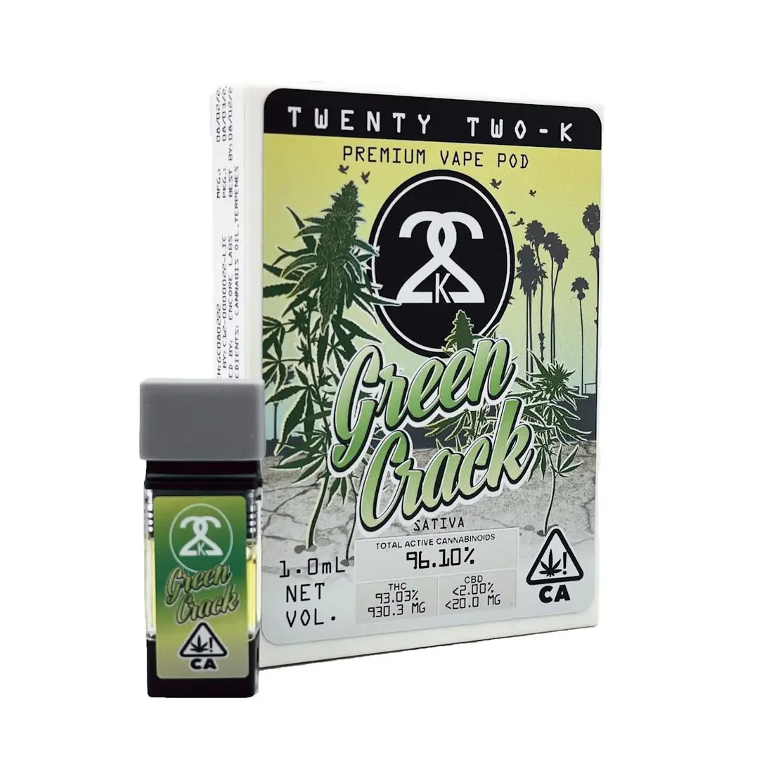 22K - Green Crack Pod - 1g