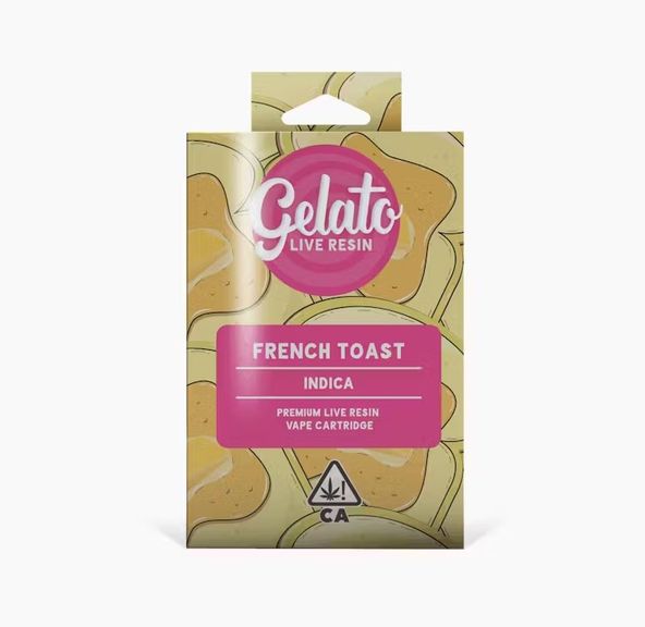 Gelato Live Resin Cartridge French Toast 1g