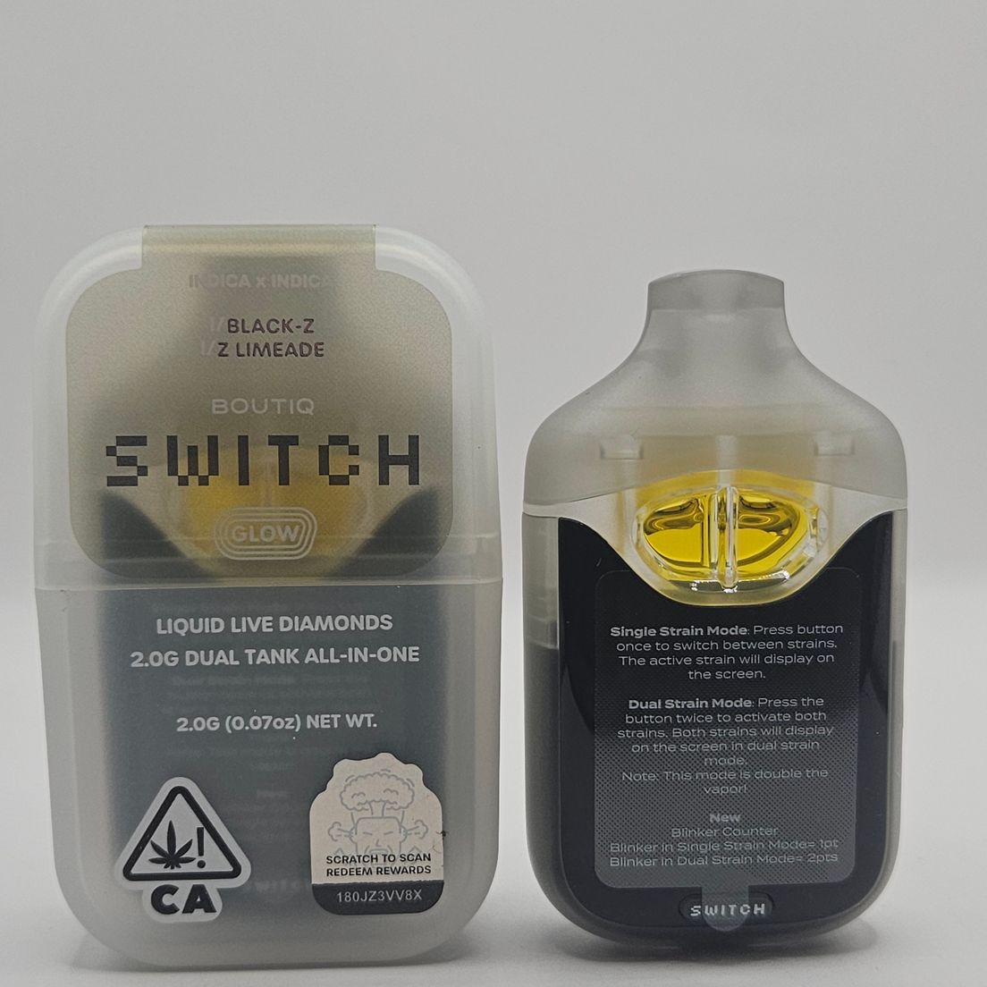 Boutiq Switch / Glow - Disposable - Black-Z x Limeade - 2G