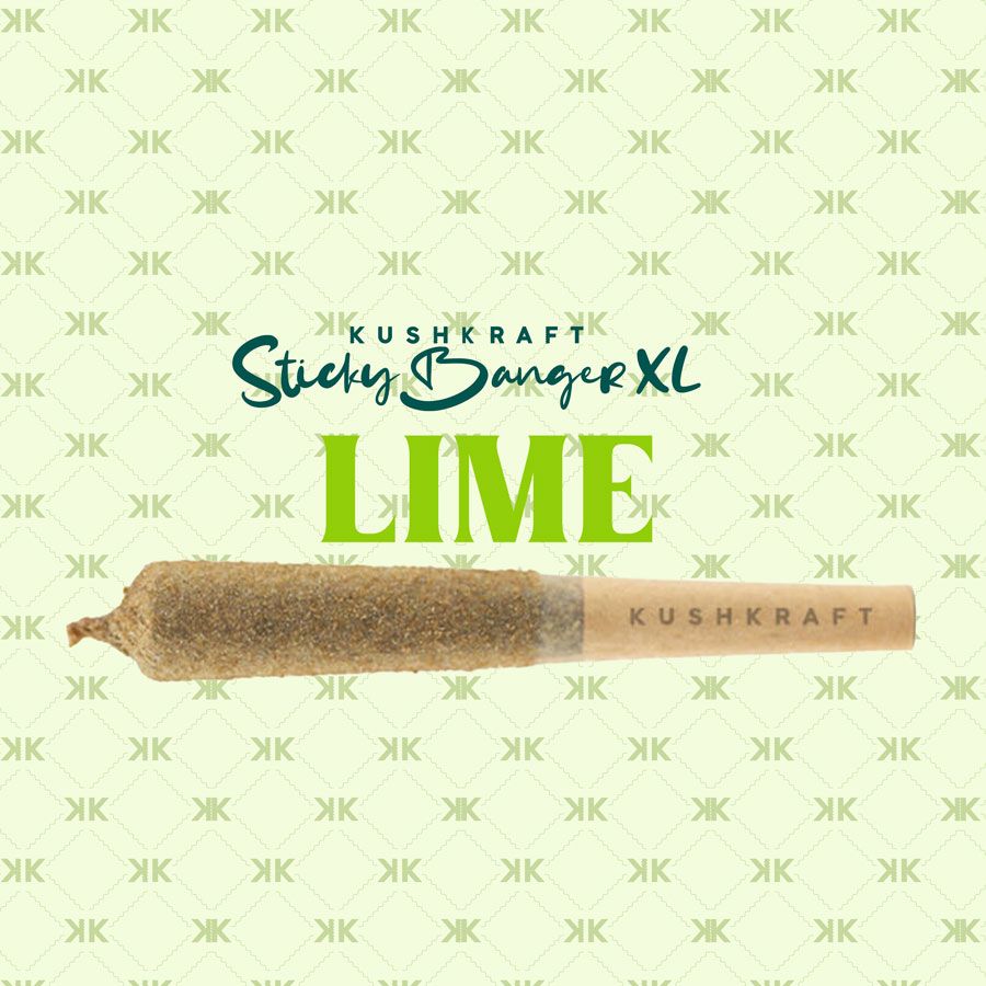 1 x 2G XL Infused Sticky Banger Hybrid Lime by KushKraft
