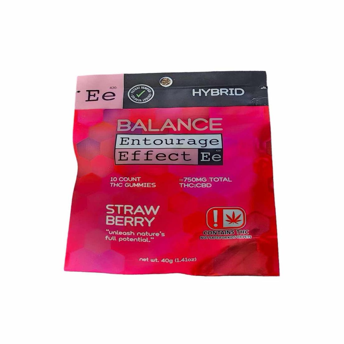710 Trading Entourage Effect 750mg Strawberry gummy 10ct