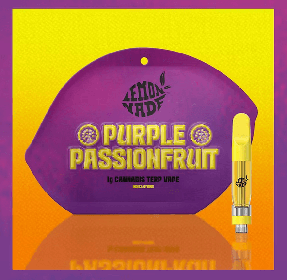 Lemonnade - Purple Passion Fruit 510 Cannabis Terp Vape 5 1g