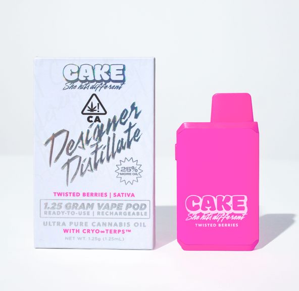 Cake AIO Vape Twisted Berries 1.25g