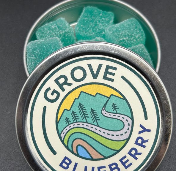 Blueberry - Grove Hash Rosin Gummy 500mg - Made by Le Kien Kitchen
