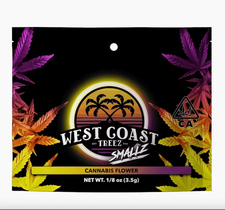 West Coast Treez - Lemon Cherry Gelato Hybrid Smalls Flower 3.5g