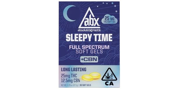 [ABX] CBN Soft Gels - 25mg 30ct - Sleepy Time (I)