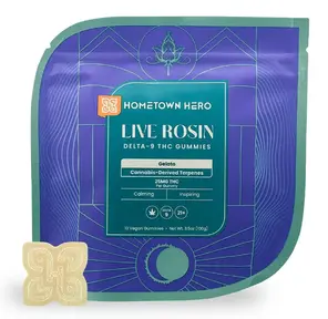 HTH 25mg THC Gelato Live Rosin Gummies, 10ct