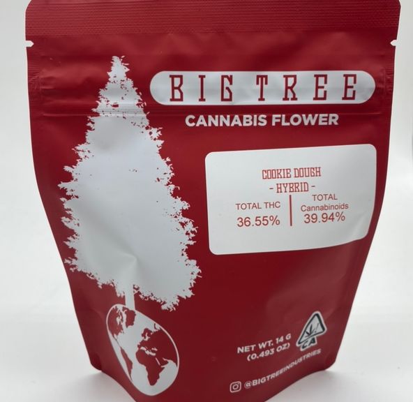 Cookie Dough (hybrid) - 14g Flower (THC 36%) by Big Tree Cannabis **Buy 2 for $120**
