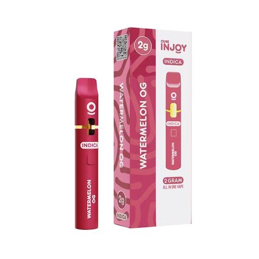 Cure Injoy - Vape Dispo - [Distillate] - Watermelon Og - 2g Indica