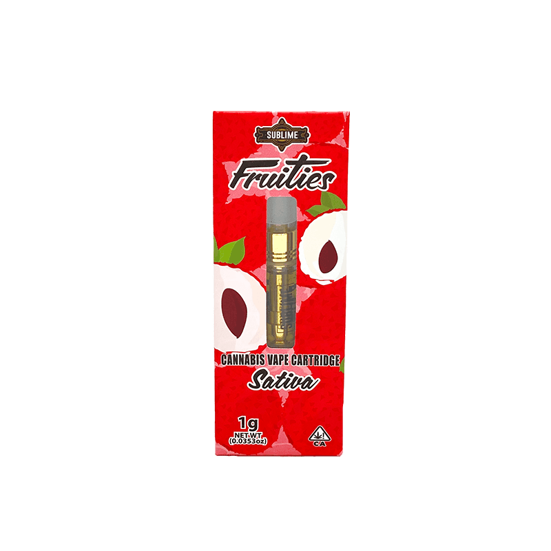 E. Sublime 1g THC Fruities Cartridge - Lychee Kush (S)