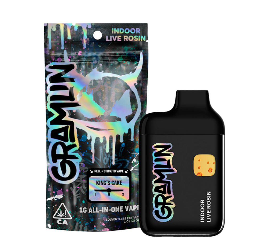 GRAMLIN ROSIN 1G VAPE- KINGS CAKE