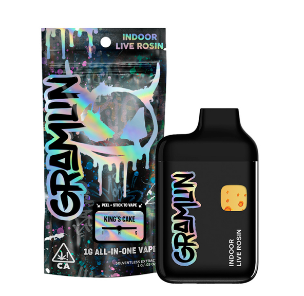 GRAMLIN ROSIN 1G VAPE- KINGS CAKE