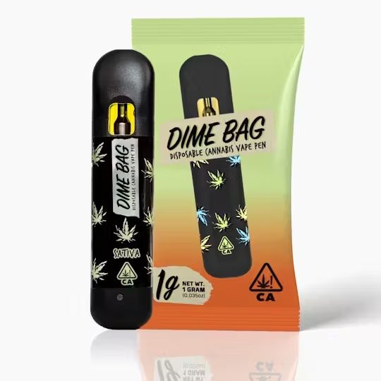 Dime Bag Sour Grapes 1g All In One Vape Pen 89.8%
