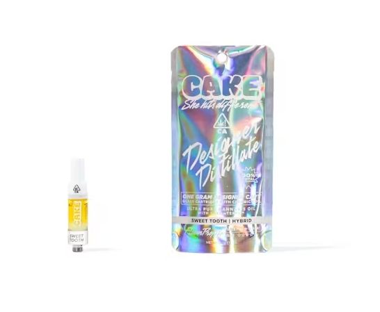 Cake - Sweet Tooth Designer Distillate Vape Cart 1g