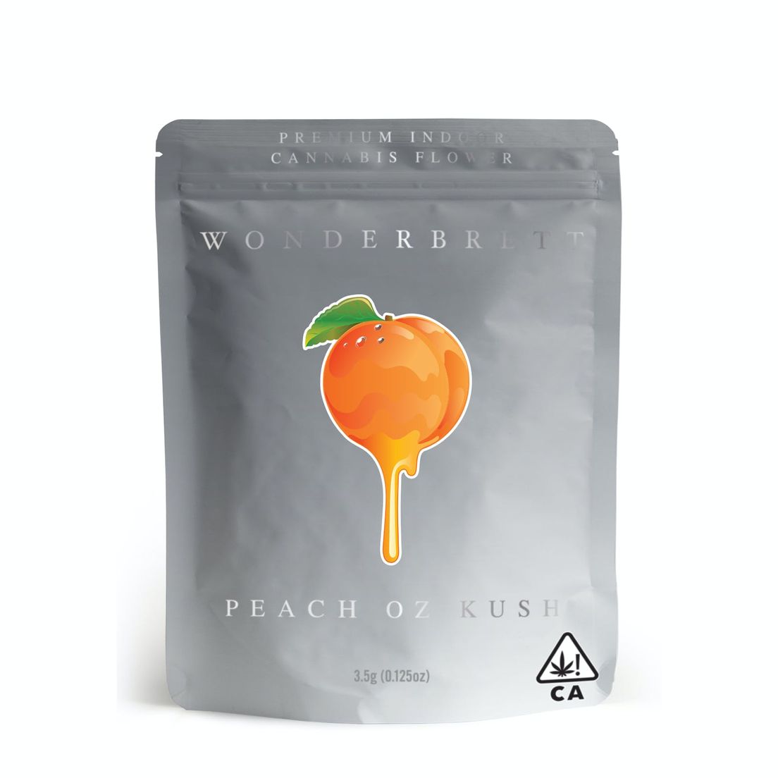 Peach OZ Small Bags 3.5g From Wonderbrett *New Strain*