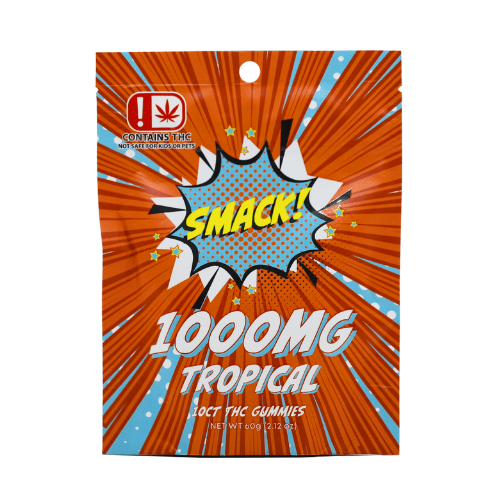 Smack - 1000mg THC Tropical Gummy 10ct