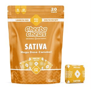 CHEEBA CHEWS MEGA DOSE CARAMEL 1000MG