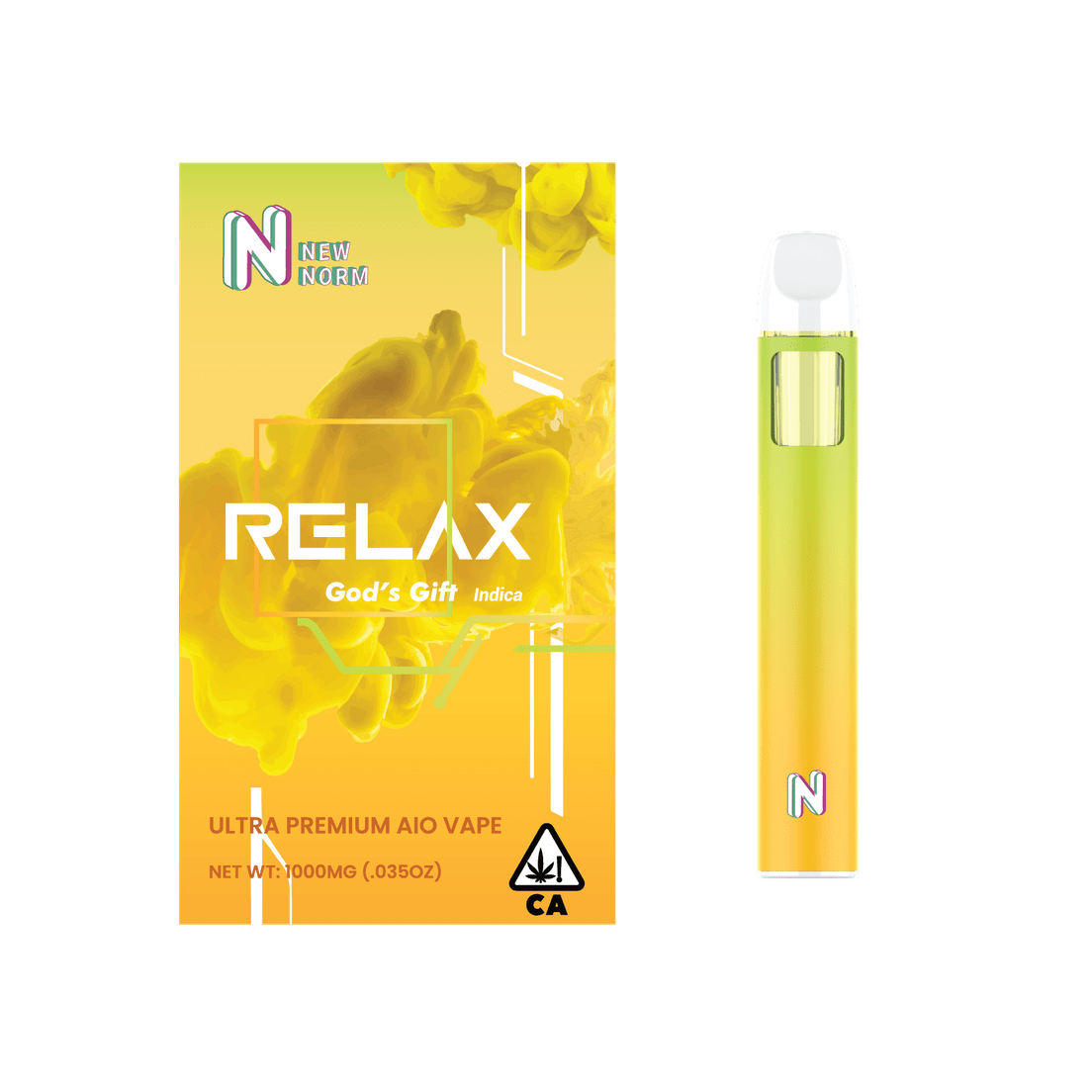 New Normal | AIO Vape | 1g | Relax | God's Gift