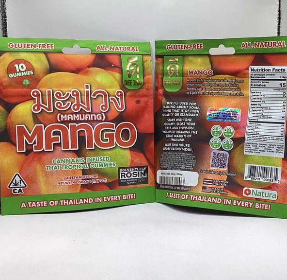 Dee Thai - Edible - Mango - 100mg