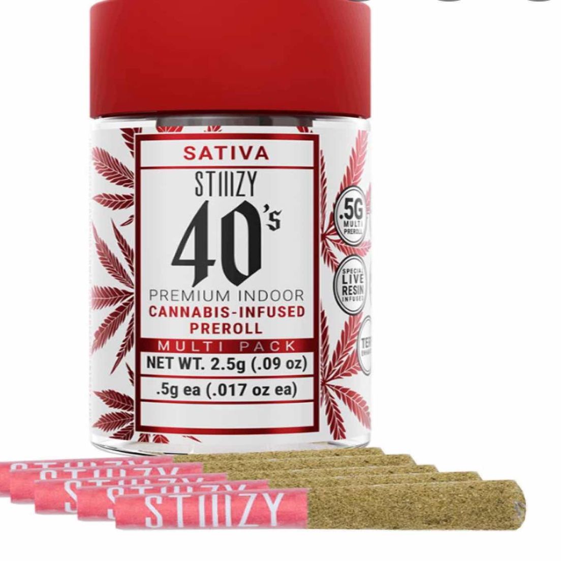 STIIIZY - 40 Multi-Pack - PREROLL- Blue Dream - 2.5g