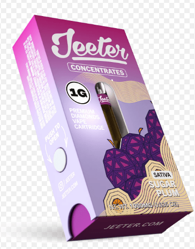 JEETER JUICE SUGAR PLUM 1G DIAMONDS VAPE CARTRIDGE SATIVA