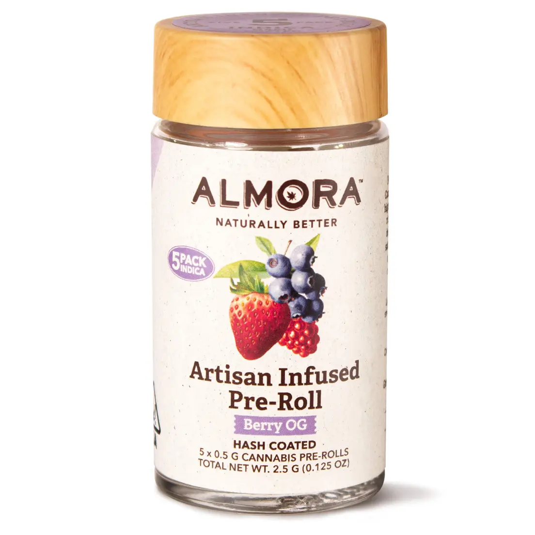 Berry OG 5pk Artisan Infused Pre Rolls 2.5g 2.50 g