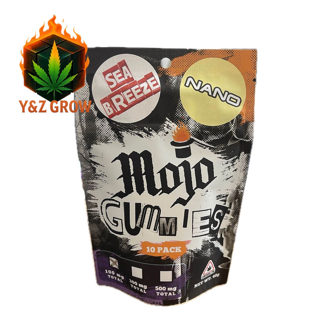 Mojo Gummies - Sea Breeze 100mg (Nano)