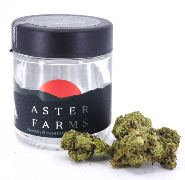 B. Aster Farms 3.5g Flower - Quality 8/10 - Maui OG (~21%)