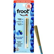 Froot Blue Razz Dream Infused 1-gram Pre-roll