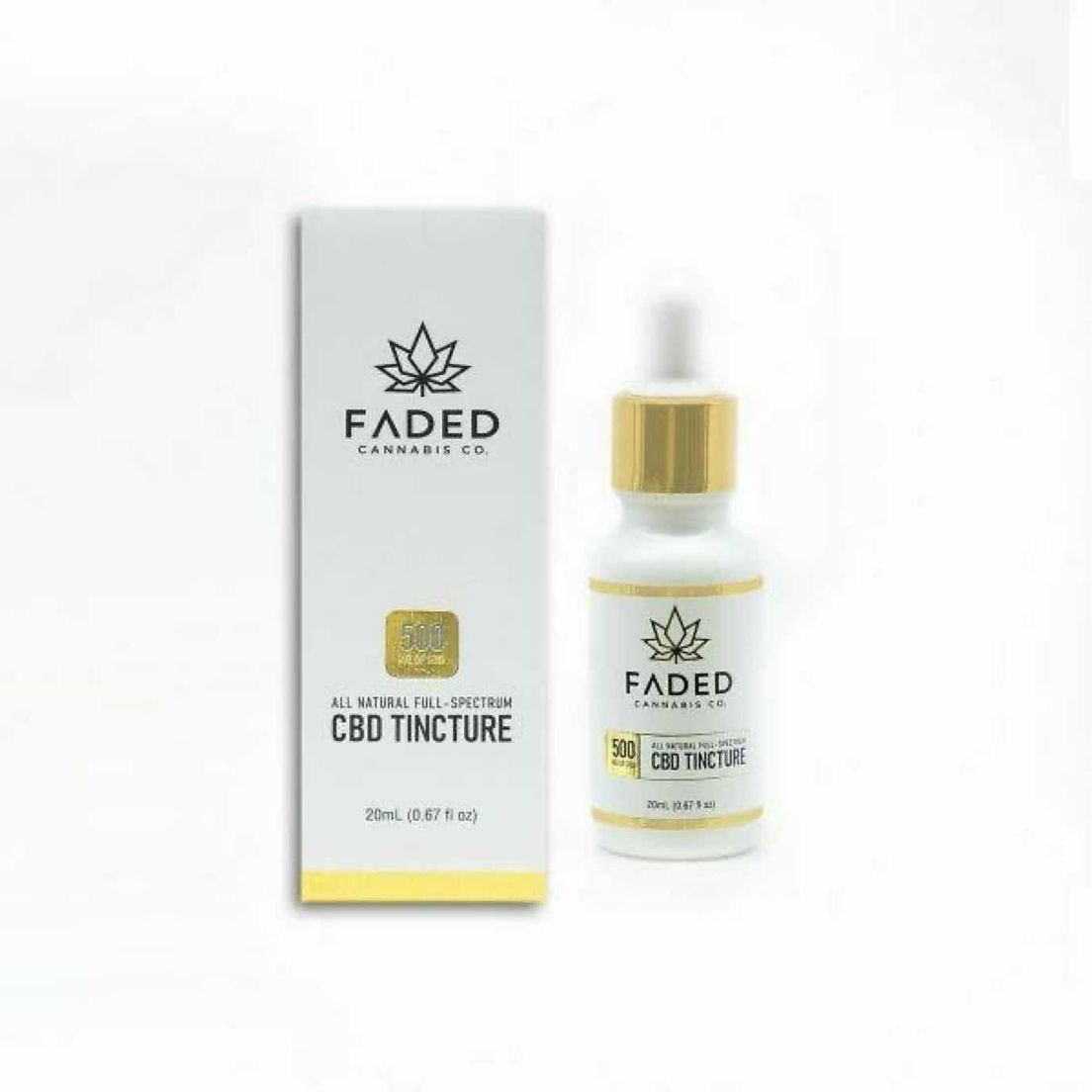 Faded CBD Tincture - 500mg