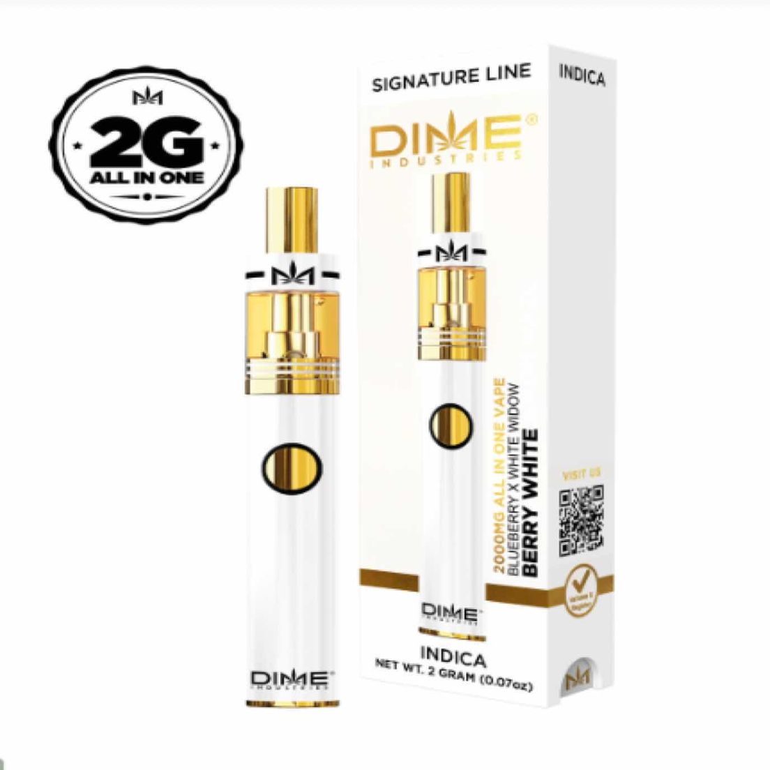 Dime - Berry White - 2G Disposable