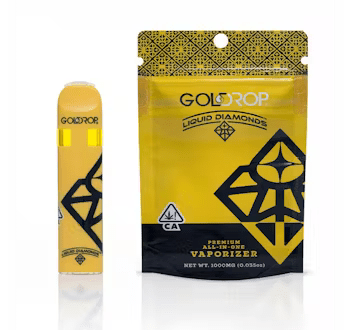 Gold Drop - 1g Liquid Diamond AIO Vape - Sweet Strawberry