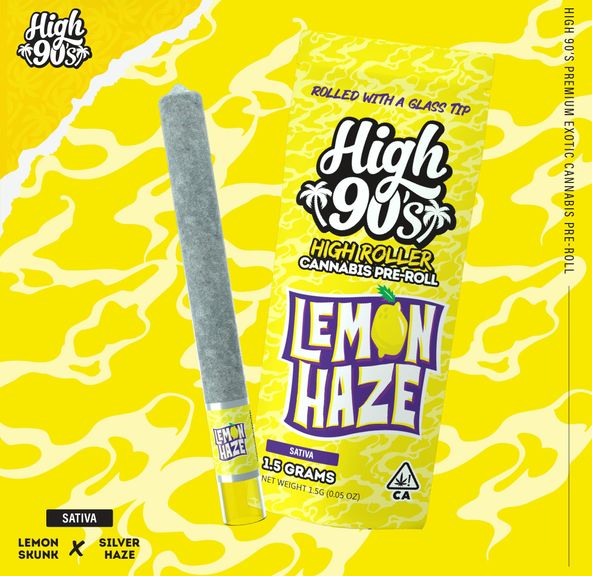 High 90s- Lemon Haze High Roller Preroll 1.5g (S)