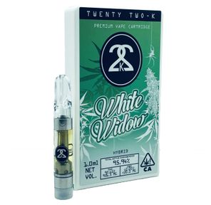 22K | Vape Cart | 1g | Distillate | White Widow