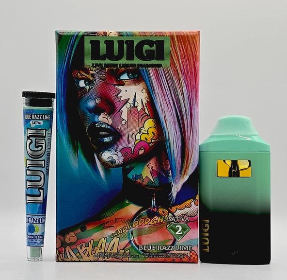 Luigi - Disposable - Blue Razz Lime - 2G